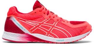 asics shoes red and white