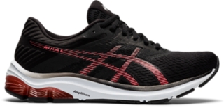 Women s GEL FLUX 6 Black Blazing Coral Running ASICS Outlet UK