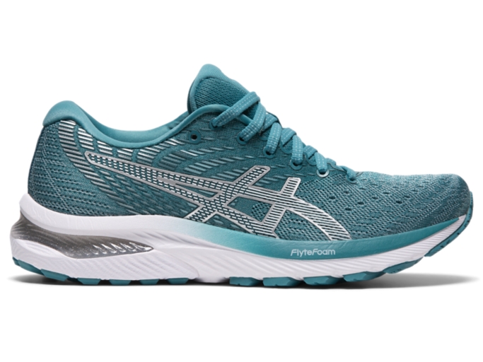 Women's GEL-CUMULUS 22 | Smoke Blue/White | Running Shoes | ASICS