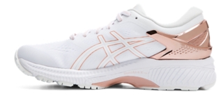 Women s GEL KAYANO 26 PLATINUM White Rose Gold Running Shoes