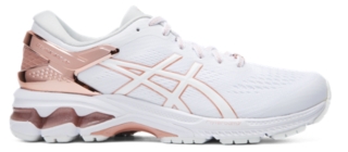 womens white asics trainers