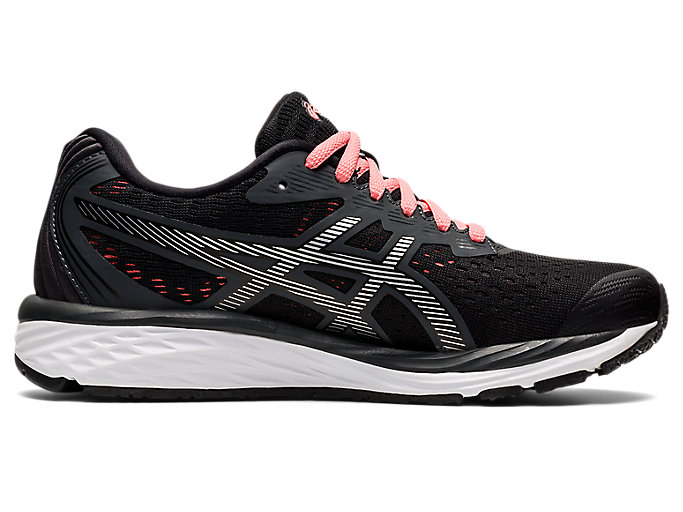 Image 1 of 7 of Women's Black/Pure Silver GEL-STRATUS Women's Running Shoes & Trainers