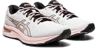 Women's GEL-CUMULUS 22 THE NEW STRONG, White/Ginger Peach, Running Shoes