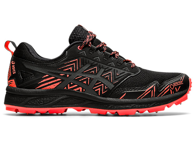 Image 1 of 6 of Women's Black/Graphite Grey GEL-FUJISETSU 3 GTX Women's Trail Running Shoes