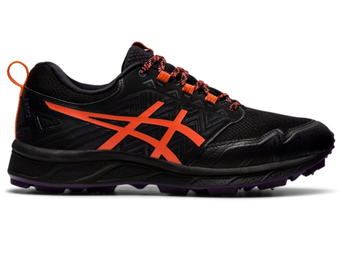 Women's GEL-FujiSetsu 3 G-TX | Black/Nova Orange | Trail Running | ASICS UK