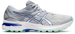 gray asics womens