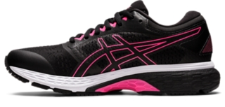 Women's 4 | Black/Pink Glo | Running ASICS Outlet