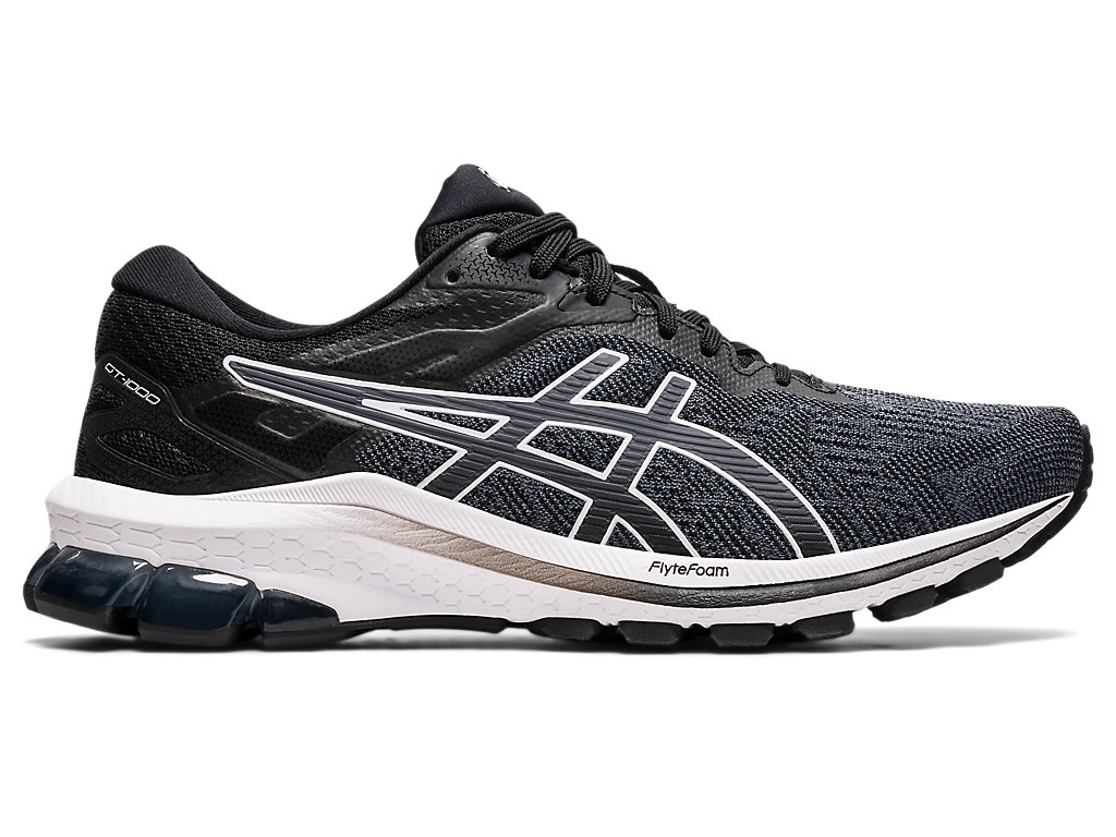 Marquee death property Women's GT-1000 10 | Black/White | Running Shoes | ASICS