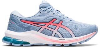 Women's GT-1000 10 | Soft Sky/Blazing Coral | Running Shoes | ASICS