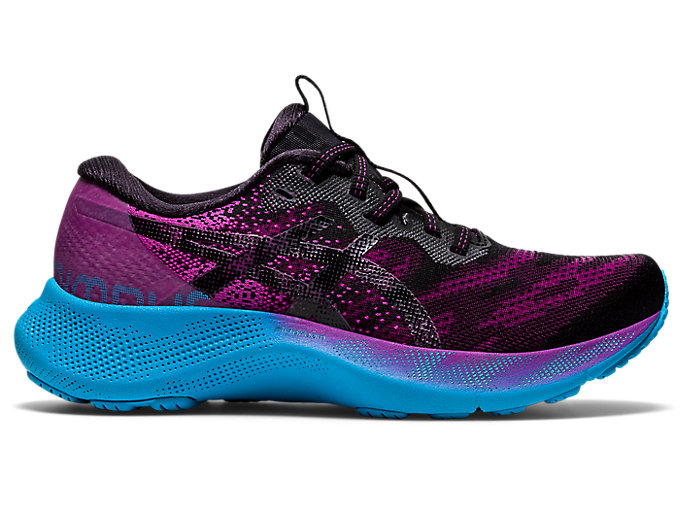 Image 1 of 7 of Women's Digital Grape/Black GEL-NIMBUS LITE 2 Women's Running Shoes