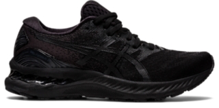 Women's GEL-NIMBUS 23 (D) | Black/Black 