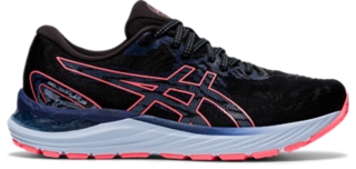 GEL-CUMULUS 23 | Black/Blazing Coral | Running Shoes ASICS