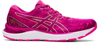 Women's GEL-CUMULUS 23, Fuchsia Red/Champagne, Running