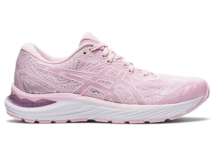 Image 1 of 7 of Women's Pink Salt/White GEL-CUMULUS 23 Women's Running Shoes