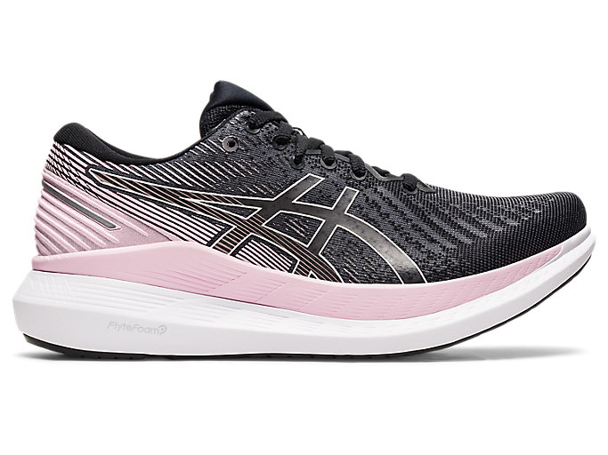 Image 1 of 7 of Women's Black/Pink Salt GLIDERIDE 2 Women's Running Shoes
