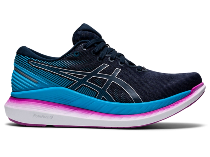 Women's GLIDERIDE 2 | French Blue/Digital Aqua | Running Shoes | ASICS