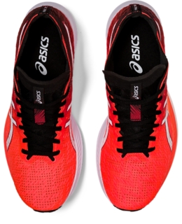  ASICS Women's Magic Speed Running Shoes, 5, Sunrise RED/White