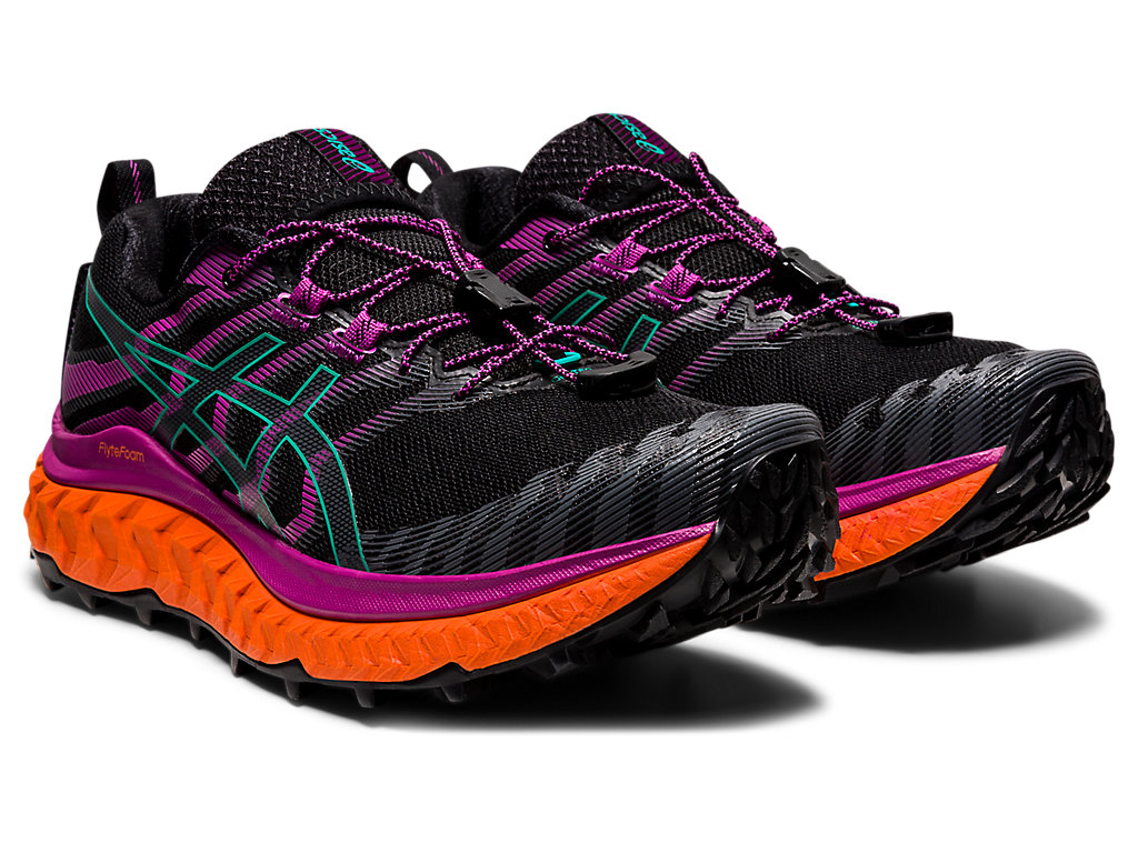 素晴らしい品質 Max [Trabuco シューズ・靴 ランニング・ウォーキング レディース (ASICS) アシックス Trail Grape Black/Digital Shoe] Running レディースシューズ