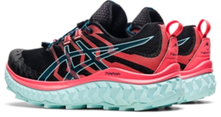 Women's TRABUCO MAX | Black/Blazing Coral | Trail Running Shoes | ASICS