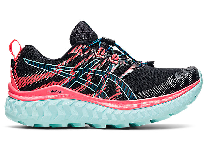 Image 1 of 7 of Mulher Black/Blazing Coral TRABUCO MAX Women's Trail Running Shoes & Trainers