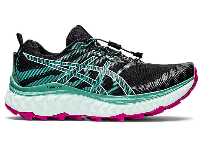 Image 1 of 7 of Women's Black/Soothing Sea TRABUCO MAX™ Women's Trail Running Shoes