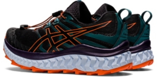 Ripley - ZAPATILLAS DEPORTIVAS ASICS PARA MUJER GEL-TRABUCO 10 BLACK/NOVA  ORANGE