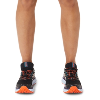 Asics womens 2025 black and orange