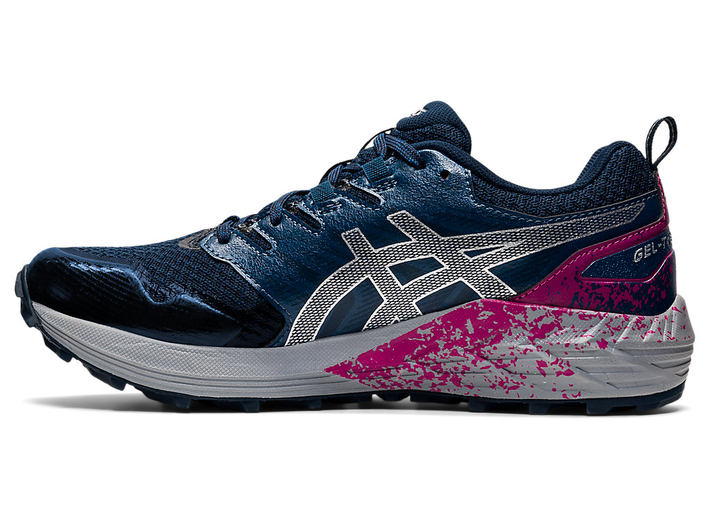 Women's GEL-Trabuco Terra | French Blue/Pure Silver | Trail Running Shoes |  ASICS