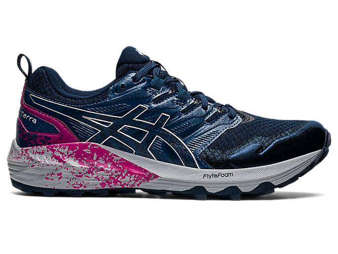 Image 1 of 7 of Women's French Blue/Pure Silver GEL-TRABUCO™ TERRA Women's Trail Running Shoes & Trainers