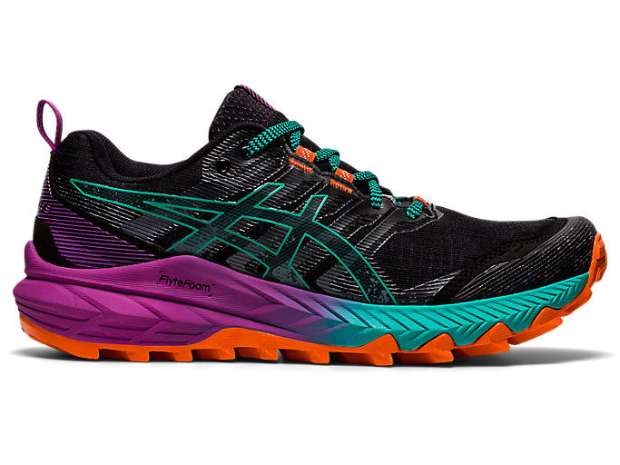 Image 1 of 7 of Women's Black/Baltic Jewel GEL-Trabuco 9 Women's Trail Running Shoes & Trainers