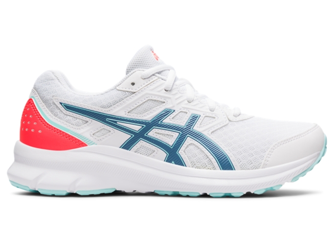 Women's JOLT 3 White/Grey Floss Running Shoes ASICS