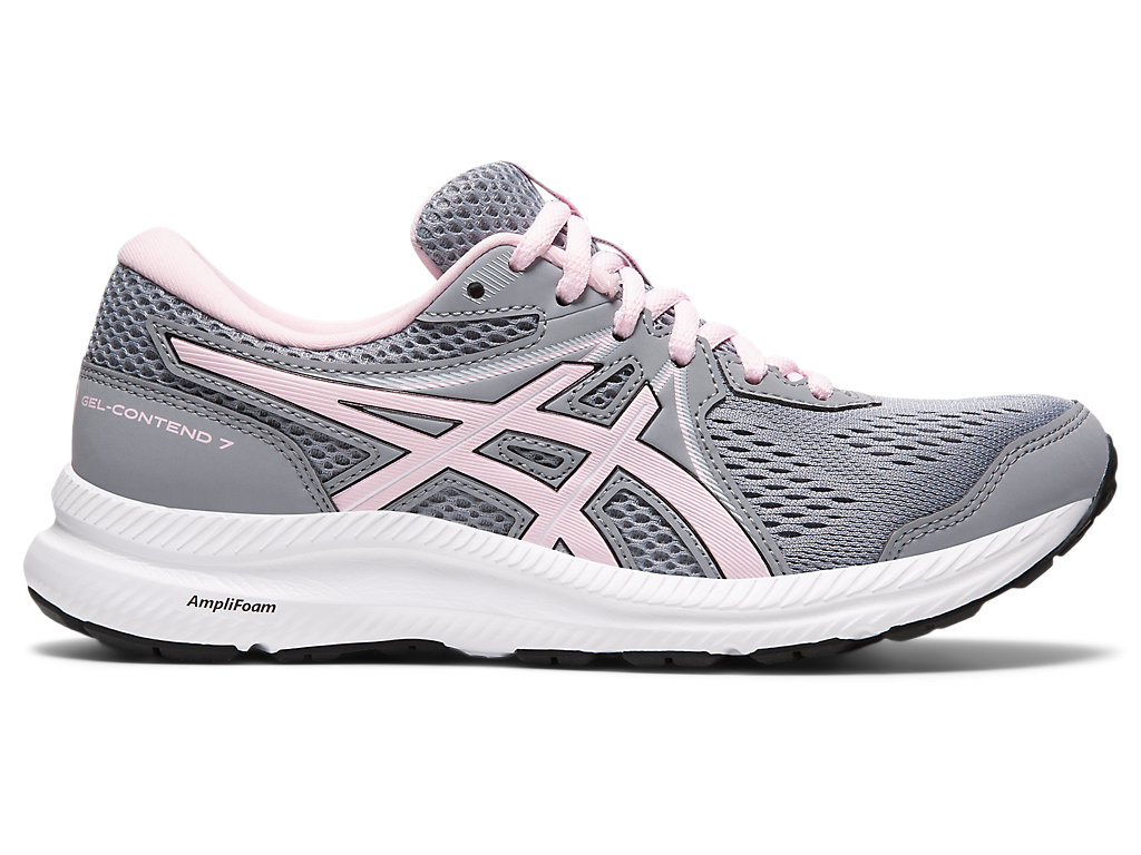 Women's GEL-CONTEND 7 Sheet Rock/Pink Salt | Running Shoes | ASICS