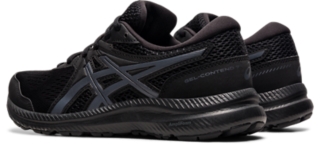 Black asics best sale running shoes womens