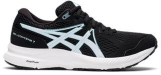 Women's GEL-CONTEND™ 7 | Black/Clear Blue | Running ASICS Outlet