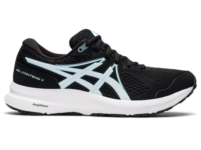 Cielo Varios Apretar Women's GEL-CONTEND™ 7 | Black/Clear Blue | Running | ASICS Outlet