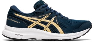 Women's GEL-CONTEND 7 | French Blue/Champagne Running Shoes | ASICS