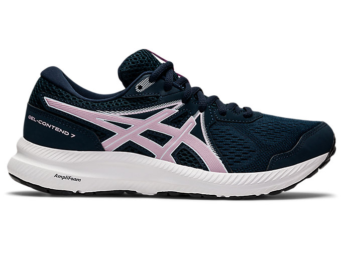 Image 1 of 7 of Women's French Blue/Barely Rose GEL-CONTEND™ 7 Laufschuhe Damen