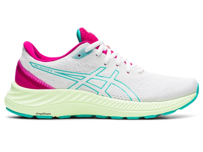 Women's GEL-EXCITE 8 | White/Sea Glass | Running Shoes | ASICS
