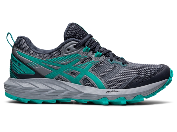Women's GEL-SONOMA 6 | Carrier Grey/Baltic Jewel | Trail Running Shoes ...