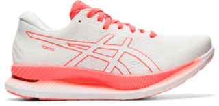 Women's GLIDERIDE | White/Sunrise Red | Running Shoes | ASICS