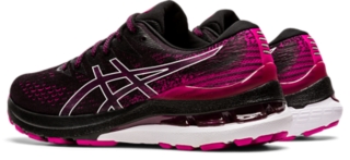 Asics pink outlet and black