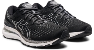 Black and shop white womens asics