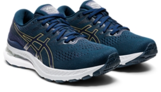 ASICS Womens Gel-Kayano 28 Blue Running Shoes Size 9 Medium (B, M ...