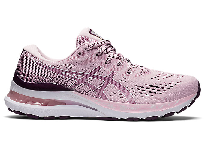 Image 1 of 7 of Women's Barely Rose/White GEL-KAYANO 28 Women's Running Shoes & Trainers