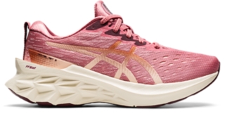 Asics rosas running hot sale