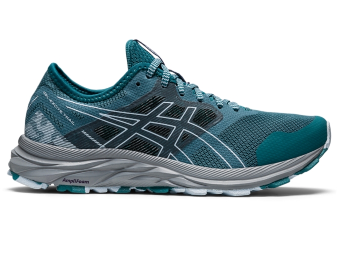 Women's GEL-EXCITE TRAIL | Pine/Soft Sky Running Shoes | ASICS