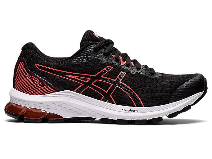 Image 1 of 7 of Women's Black/Flash Coral GEL-PHOENIX 11 Women's Running Shoes & Trainers