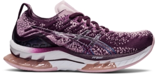 Women s GEL KINSEI BLAST Deep Plum Barely Rose Running Shoes