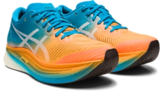 Women's METASPEED SKY | Orange Pop/Island Blue | Running Shoes | ASICS