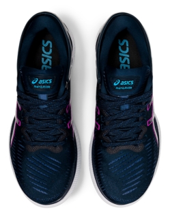 asics Malla Running Mujer - Visibility - french blue/digital grape